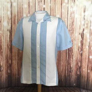 CUBAVERA Bowling Shirt Size M Short Sleeve